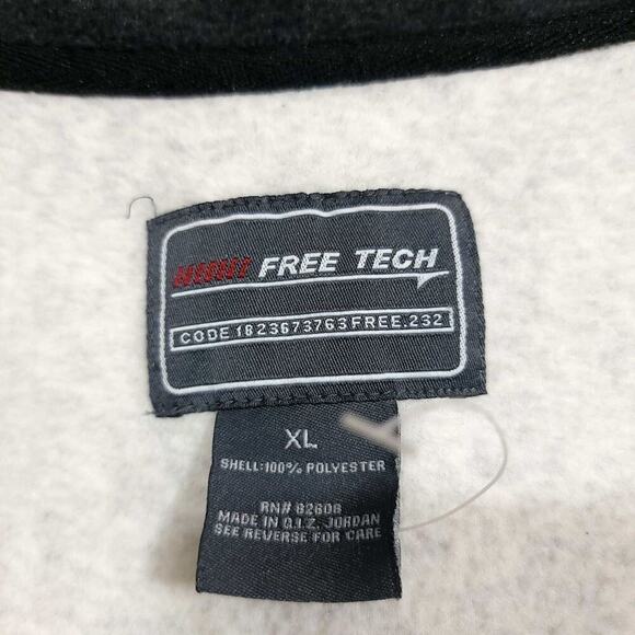 Free Tech Fleece Jacket Size Xl Full Zip Mens Fall Winter Coat Long Sleeve   - Picture 5 of 9